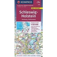 Kompass Fietskaart GRK3701 Schleswig-Holstein