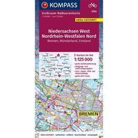 Kompass Fietskaart GRK3704 Niedersachsen West