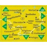 Kompass Wandelkaart 02 Oberstaufen Immenstadt