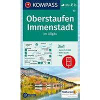 Kompass Wandelkaart 02 Oberstaufen Immenstadt