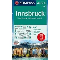 Kompass Wandelkaart 036 Innsbruck und Umgebung