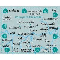 Kompass Wandelkaart 036 Innsbruck Und Umgebung