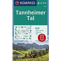 Kompass Wandelkaart 04 Tannheimer Tal