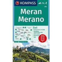Kompass Wandelkaart 053 Meran - Merano