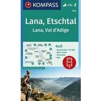 Kompass Wandelkaart 054 Lana Etschtal
