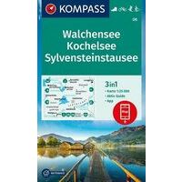 Kompass Wandelkaart 06 Walchensee - Kochelsee