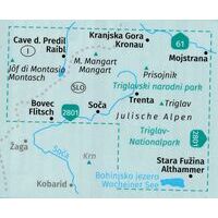 Kompass Wandelkaart 064 Julische Alpen - Nationalpark Triglav