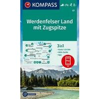 Kompass Wandelkaart 07 Werdenfelser Land Mit Zugspitze