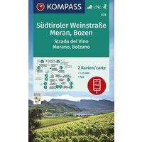 Kompass Wandelkaart 078 Südtiroler Weinstrasse