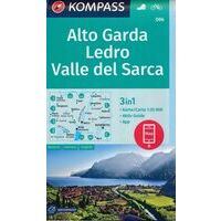 Kompass Wandelkaart 096 Alto Garda - Ledro