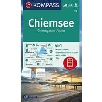 Kompass Wandelkaart 10 Chiemsee - Chiemgauer Alpen