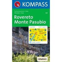 Kompass Wandelkaart 101 Rovereto Monte Pasubio