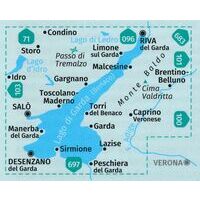 Kompass Wandelkaart 102 Gardasee - Monte Baldo