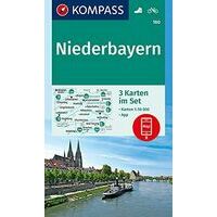 Kompass Wandelkaart 160 Niederbayern