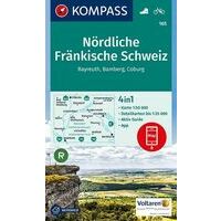 Kompass Wandelkaart 165 Nördliche Fränkische Schweiz
