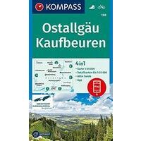 Kompass Wandelkaart 188 Ostallgäu - Kaufbeuren
