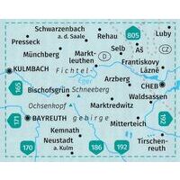 Kompass Wandelkaart 191 Fichtelgebrige - Bayreuth