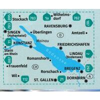 Kompass Wandelkaart 1c Bodensee Gesamtgebiet