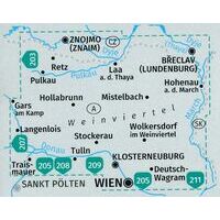 Kompass Wandelkaart 204 Weinviertel
