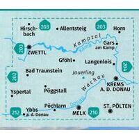 Kompass Wandelkaart 207 Wachau - Kamptal