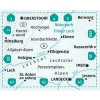 Kompass Wandelkaart 24 Lechtaler Alpen - Hornbachkette