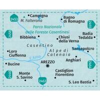 Kompass Wandelkaart 2459 Arezzo Casentino