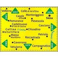 Kompass Wandelkaart 2462 Siena Volterra