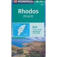 Kompass Wandelkaart 248 Rhodos