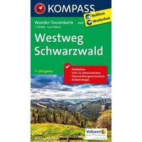 Kompass Wandelkaart 2505 Westweg Schwarzwald