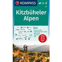 Kompass Wandelkaart 29 Kitzbüheler Alpen