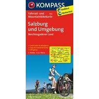 Kompass 3122 Fietskaart Salzburg Und Umgebung 1:70.000