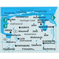 Kompass Wandelkaarten 410 Ostfriesland - Oldenburg