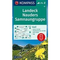 Kompass Wandelkaart 42 Landeck - Nauders