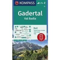 Kompass Wandelkaart 51 Gadertal - Val Badia