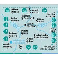Kompass Wandelkaart 154 Bolzano En Omgeving