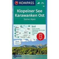 Kompass Wandelkaart 65 Klopeiner See - Karawanken Ost