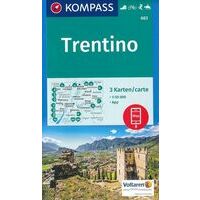 Kompass Wandelkaarten 683 Trentino