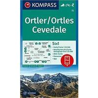 Kompass Wandelkaart 72 Ortler - Ortles - Cevedale