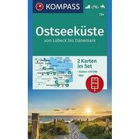 Kompass Wandelkaart 724 Ostseeküste Von Lübeck Bis Dänemark