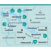 Kompass Wandelkaart 726 Hamburg - Altes Land