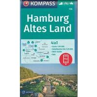 Kompass Wandelkaart 726 Hamburg - Altes Land