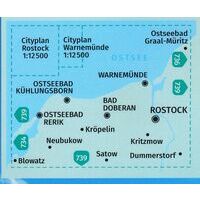 Kompass Wandelkaart 735 Rostock - Warnemünde