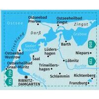 Kompass Wandelkaart 736 Fischland - Darss - Zingst