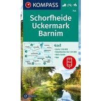 Kompass Wandelkaart 744 Schorfheide - Uckermark