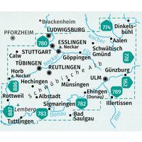 Kompass Wandelkaarten 767 Schwäbische Alb