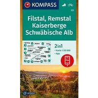Kompass Wandelkaart 777 Filstal - Remstal - Kaiserberge