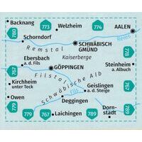 Kompass Wandelkaart 777 Filstal - Remstal - Kaiserberge