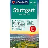 Kompass Wandelkaarrten 780 Stuttgart Und Umgebung