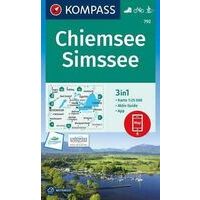 Kompass Wandelkaart 792 Chiemsee - Simssee