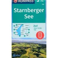 Kompass Wandelkaart 793 Starnberger See